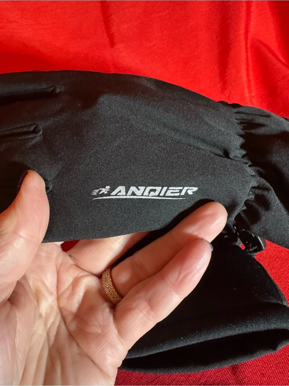 Unisex Black Touchscreen Winter Gloves -